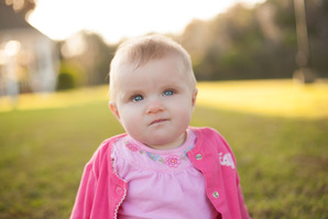 Outdoor baby photography in Tampa 