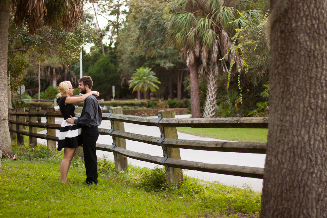 Outdoor Engagement Photos in New Port Richey