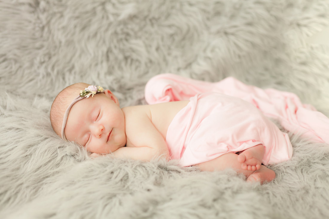 newborn baby in Tampa, FL sleeping peacefully 
